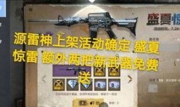 cf活动爆料最新手游雷神,觉醒之力，战神降临！